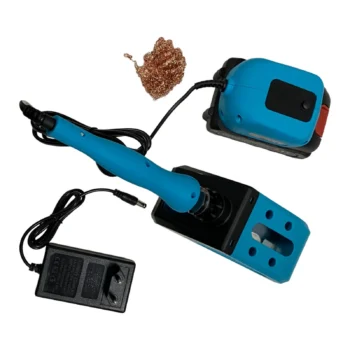 Havi saldimi portabël 60W me bateri litiumi 21V dhe kapacitet 1500 mAh për punime pa kabllo.