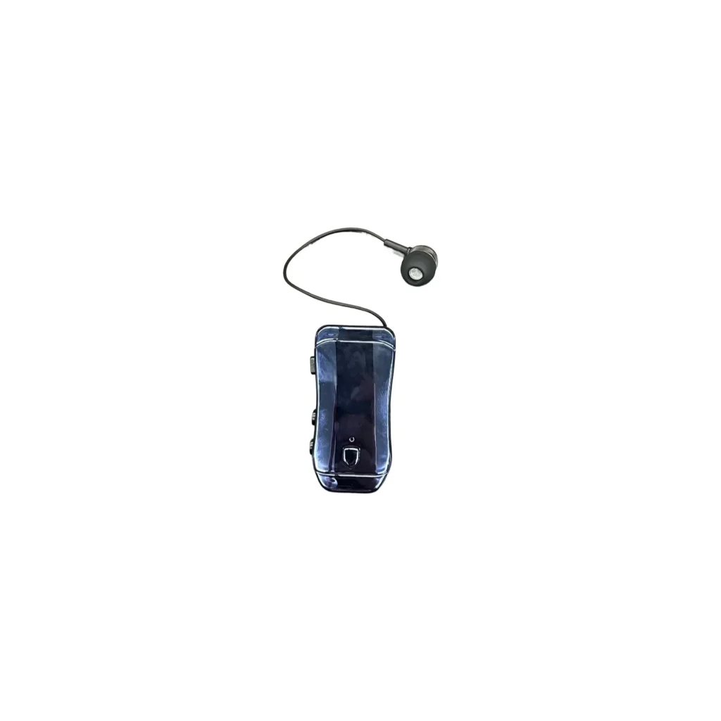 Kufje Bluetooth Wireless BT-79 me kapëse për veshje, mikrofon dhe ekran digjital për shfaqjen e nivelit të baterisë.