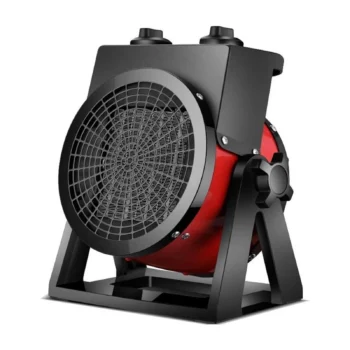 Ngrohës industrial me ventilator 3000W, me dizajn portativ për ngrohjen e ambienteve të brendshme dhe hapësirave të punës.