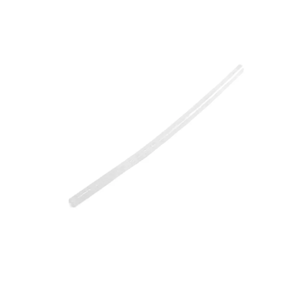 Shufra silikoni transparente me gjatësi 30 cm dhe diametër 11 mm për pistoleta ngjitëse