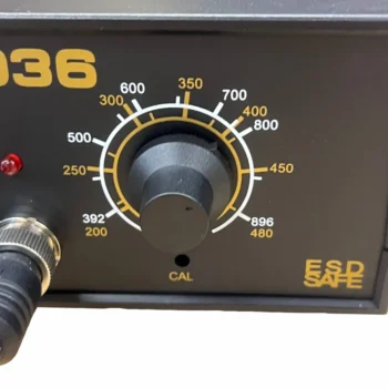 Stacion saldimi elektronik me temperaturë të rregullueshme nga 200°C deri në 480°C.