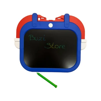 Tablet edukativ LCD Super Mario me stilolaps të gjelbër, funksion fshirjeje me një buton dhe ekran të ripërdorshëm për vizatim.