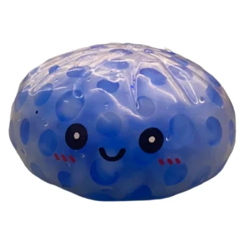Top antistres Squishy Bun i mbushur me topa të vegjël Orbeez