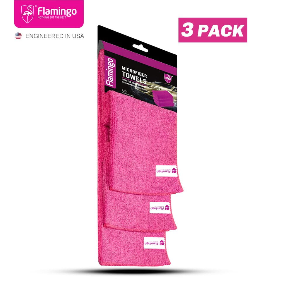 Flamingo Lecka mikrofiber 3pcs