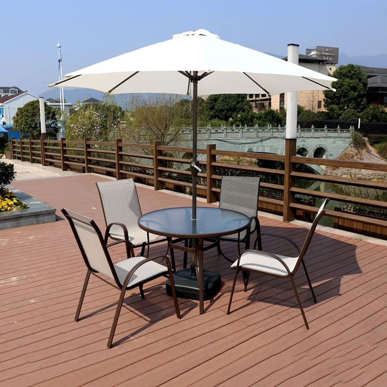 set tavoline me cader dhe 4 karrige