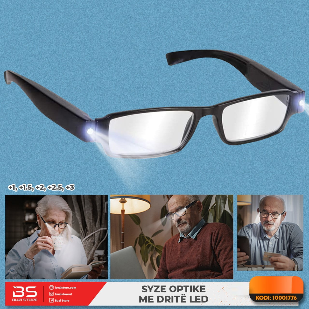 Syze optike +1 +1.5 +2 +2.5 +3